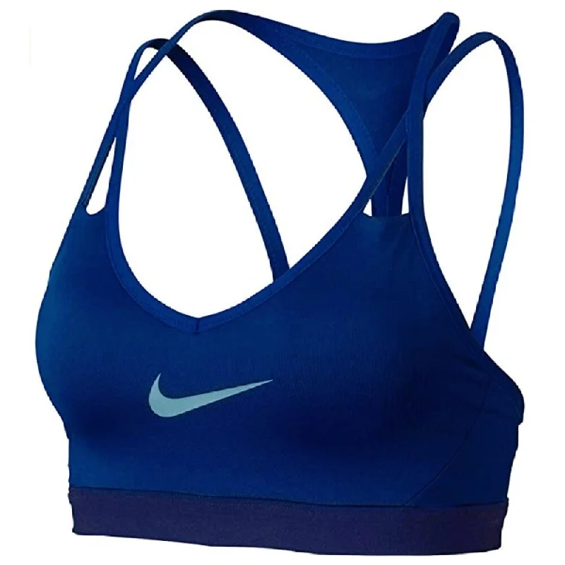 Versatile Casuals Nike Women's Pro Indy Cooling Sports Bra Blue Jay Binary Blue Size Extra Large - X-Large