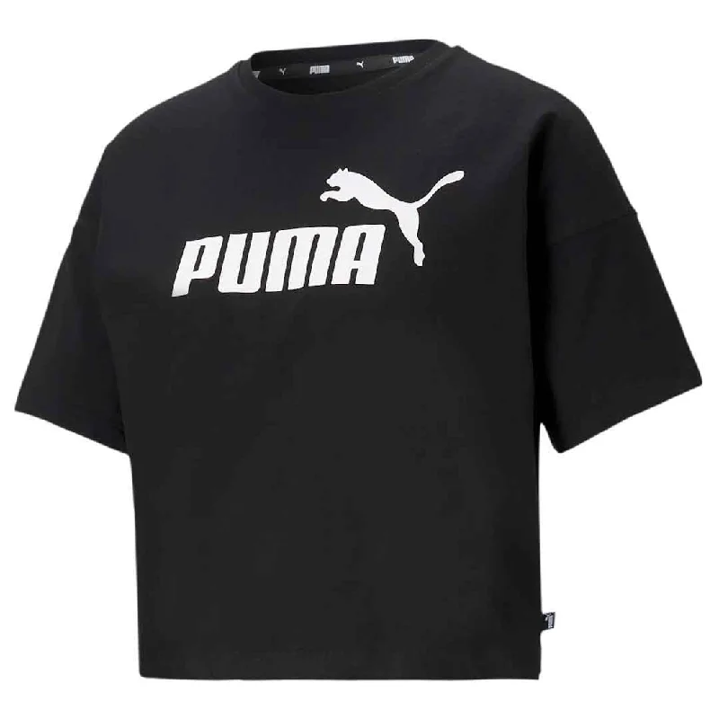Creative Prints Puma - Women's Essentials Cropped Logo T-Shirt (586866 01)