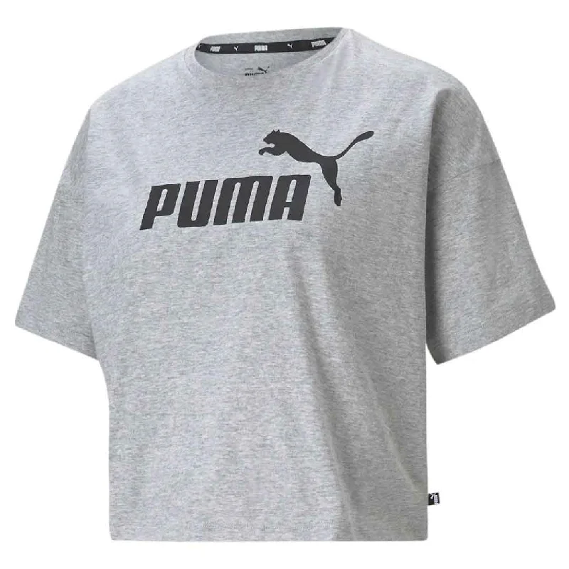 Personalized Wear Puma - Women's Essentials Cropped Logo T-Shirt (586866 04)