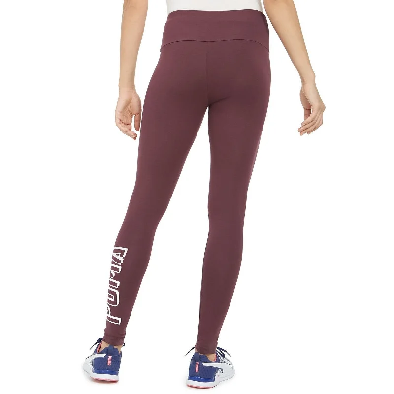 Puma Women's Logo Leggings Purple Size X-Small