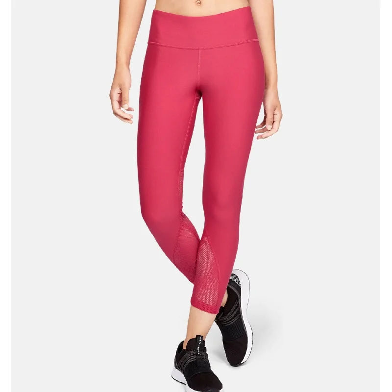 Fashionable And Versatile Under Armour Women's Vanish Crop Ascend Mesh Pink Size Extra Large - XL
