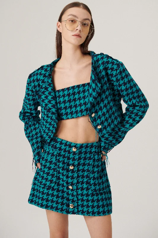 Casual And Comfortable Allen Frayed Crop Jacket