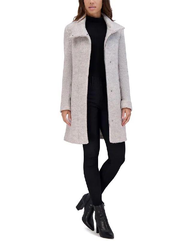 Elegant Comfort Andrew Marc Verda Wool-Blend Coat