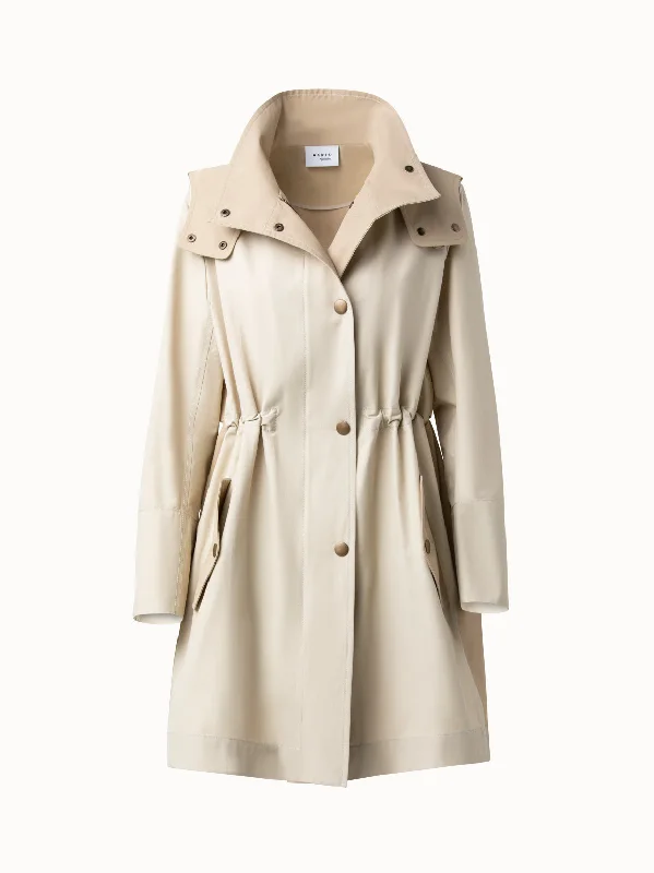 Lazy Style Cotton Techno Trench Coat