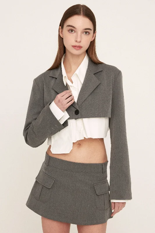 Iris Micro Cropped Jacket