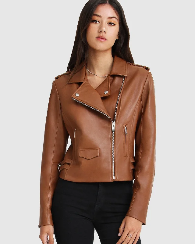 Soft Fabrics Just Friends Leather Jacket