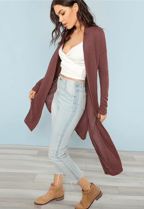 Casual Chic Outfits LILY LONG CARDIGAN