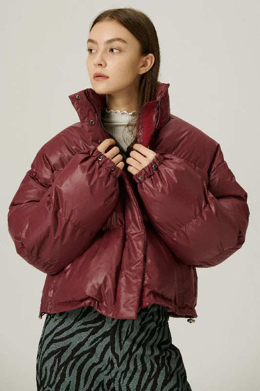 Elegant And Simple Marvel Short Puffer Jacket
