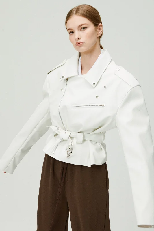 New Products Megan Oversized Rider Jacket