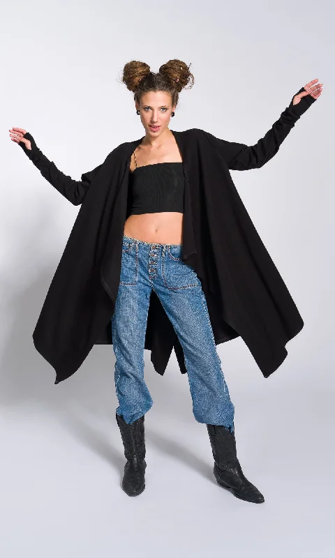 Boutique Recommendation Multi-Way Knit Poncho Cardigan