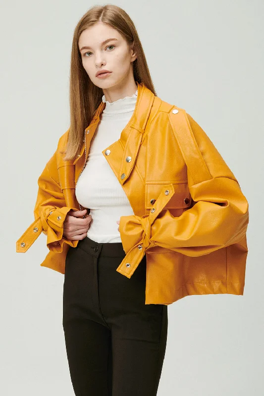 Modern Tailoring Naomi Oversized Pleather Jacket