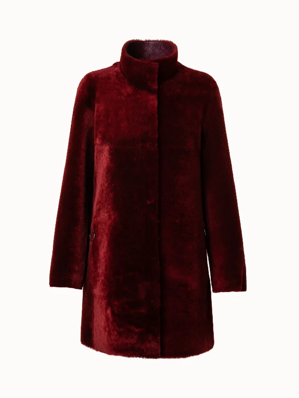 Leisure Travel Reversible Shearling Coat