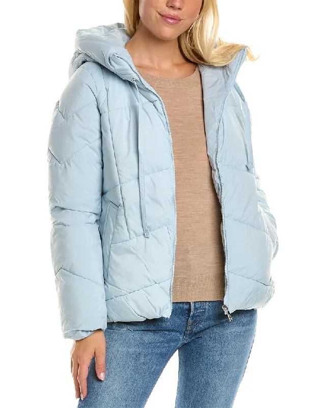 Street Cool Sam Edelman New Quilt Design Puffer Jacket