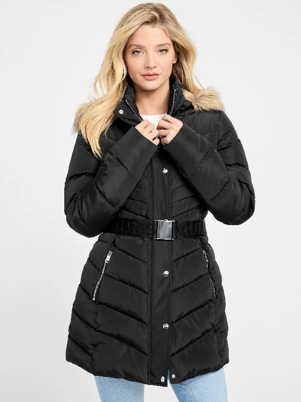 Bottom And Versatile Stevie Hooded Puffer Coat