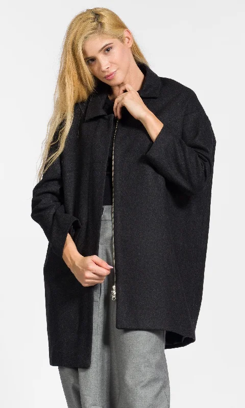 Comfortable Chic Straight Cashmere Short Coat