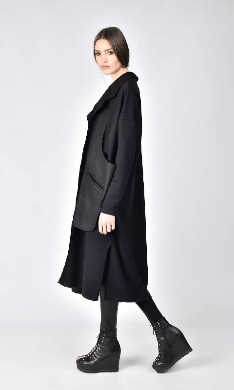 Timeless Style Trench Coat with Side Slits