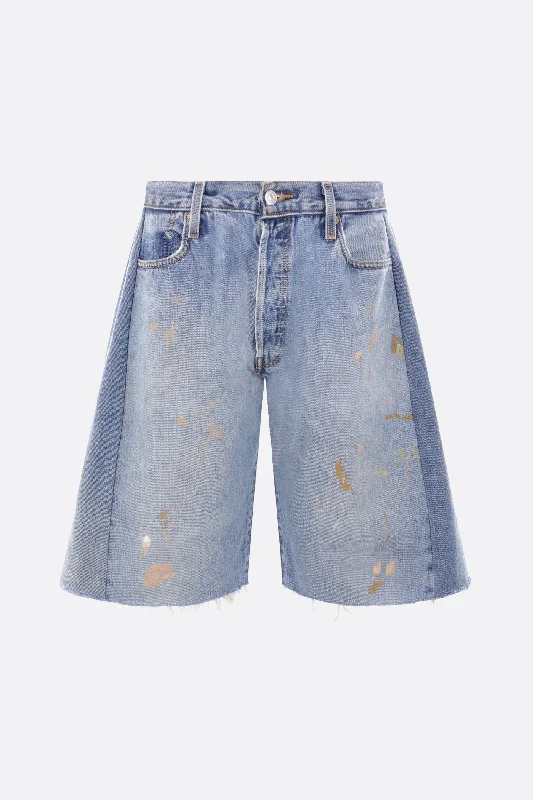 Trendy Casuals Lasso upcycled vintage denim shorts