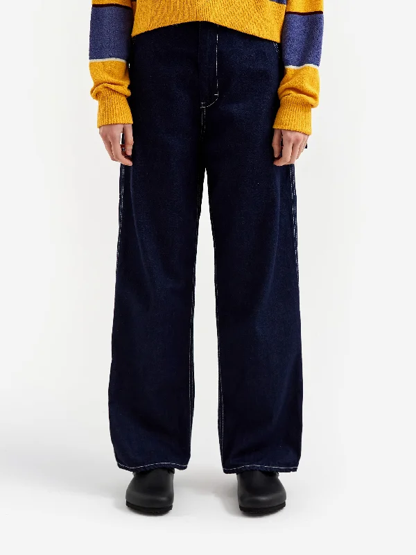 Dessert Matching Beams Boy 12oz Denim Painter Pants - Indigo