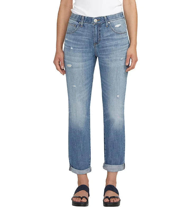 Carter Girlfriend Jeans, Spring Stream Blue | JAG