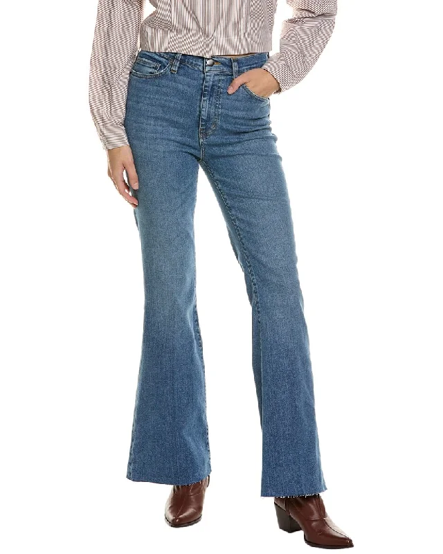 Body Design FRAME Denim Le Easy Raw Fray Bixby Flare Jean