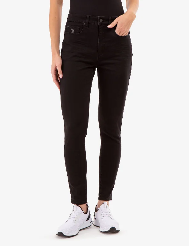 Comfortable Jackets HIGH RISE SUPER SKINNY JEGGING