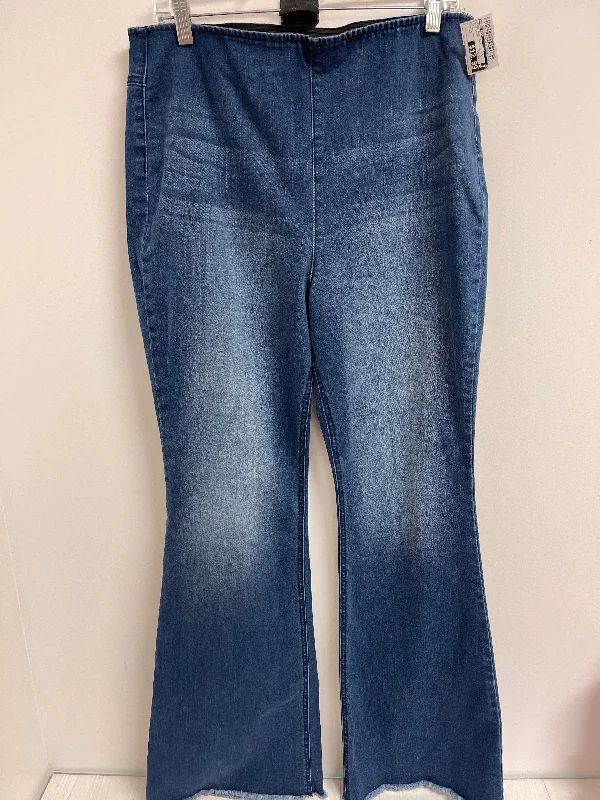Elegant And Elegant Jeans Boot Cut By Knox Rose In Blue Denim, Size: 12