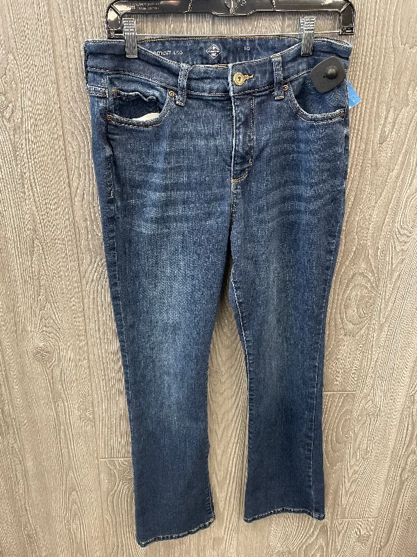 Trendy Wear Jeans Boot Cut By St Johns Bay In Blue Denim, Size: 10