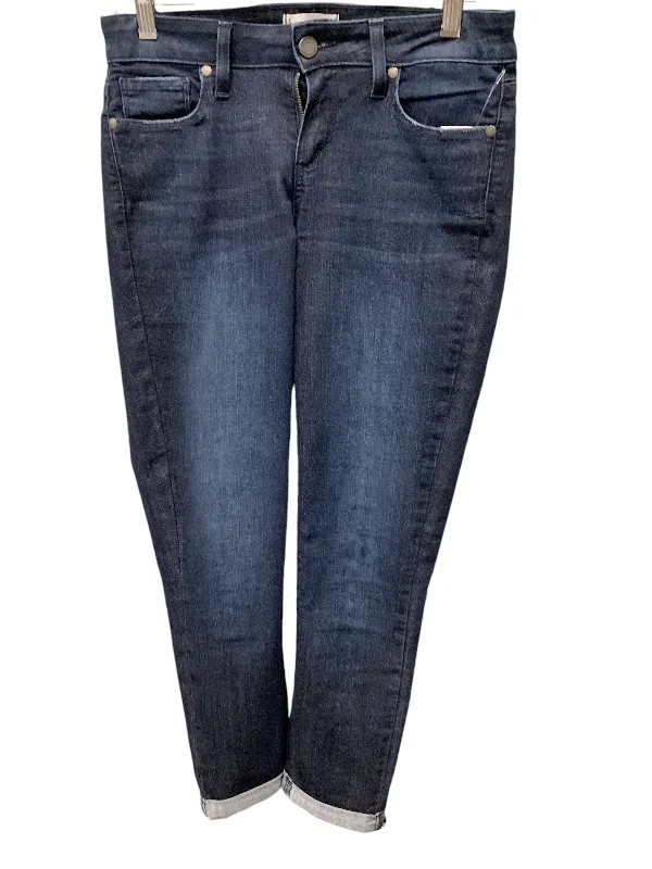 Urban Style Jeans Cropped By Paige In Blue Denim, Size: 2