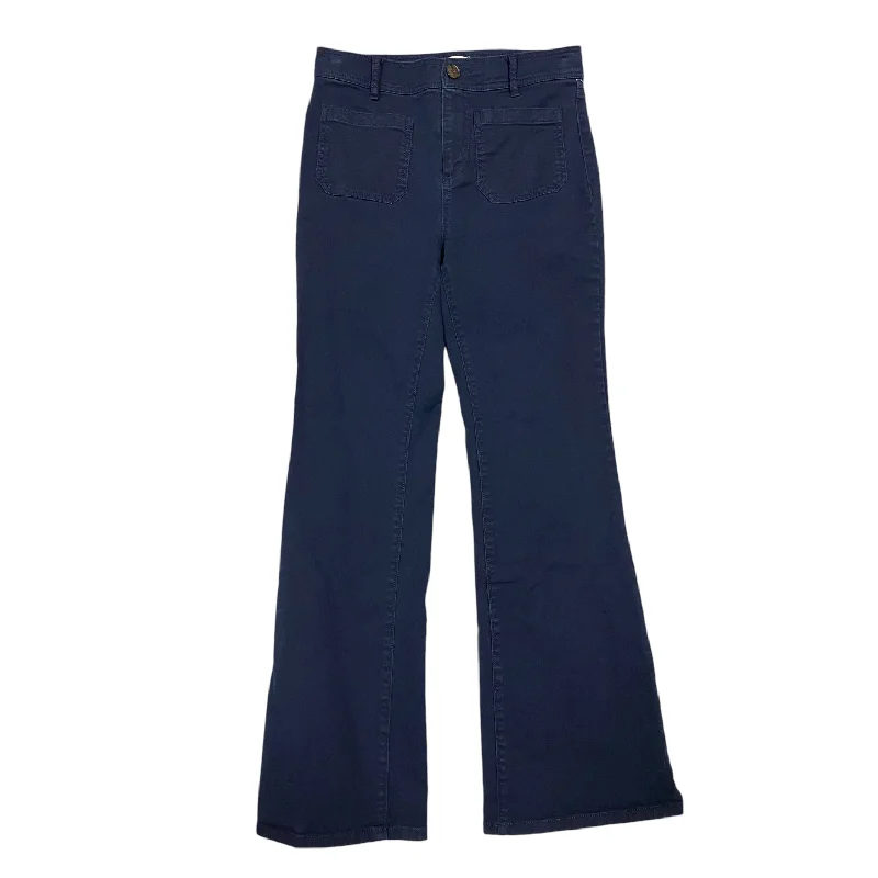 Cozy Fashion Trends Jeans Flared By Loft In Blue, Size: 4
