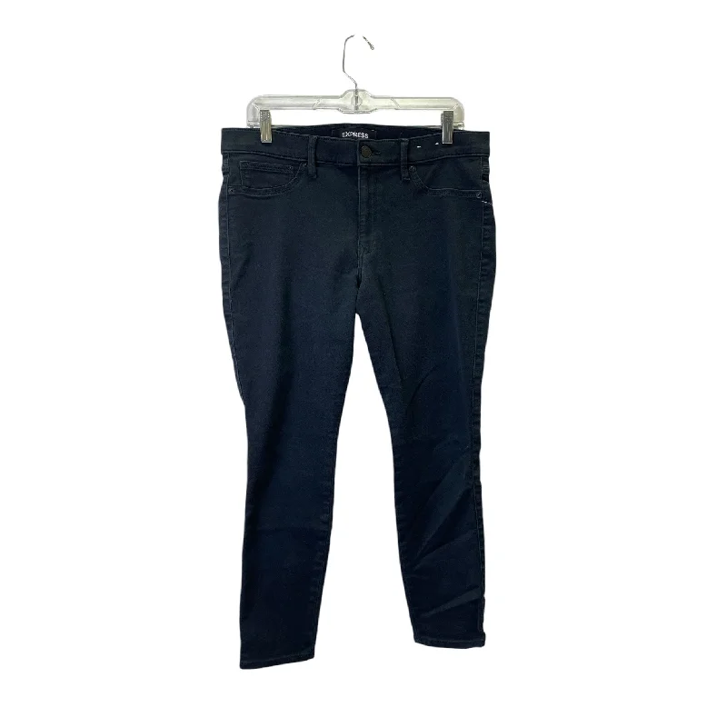 Lively And Youthful Jeans Jeggings By Express In Black, Size:12