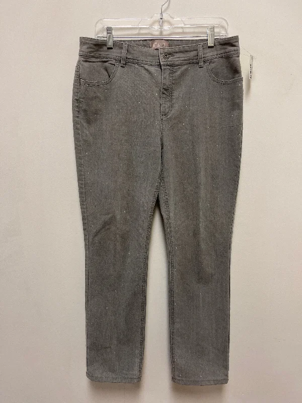 Classic Items Jeans Skinny By Chicos In Grey, Size: 10