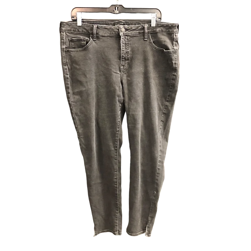 Fashionable And Versatile Jeans Skinny By Lucky Brand In Grey, Size: 16