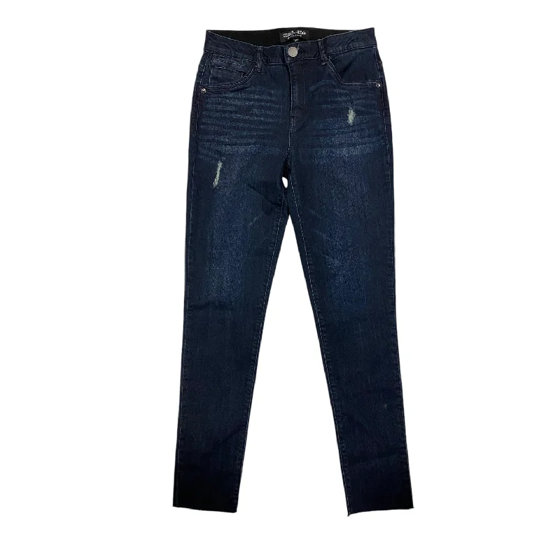 Sports Design Jeans Skinny By MAC AND ME In Blue Denim, Size: 2