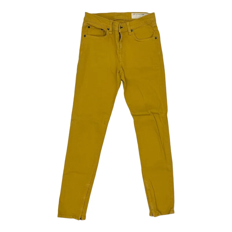 Simple Matching Jeans Skinny By Rag & Bones Jeans In Yellow, Size:6