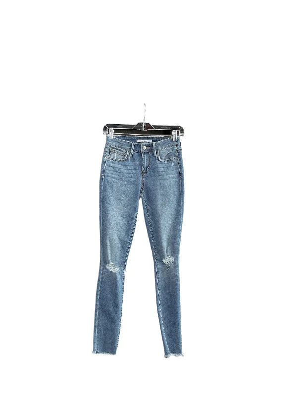 Short Design Jeans Skinny By Sam Edelman In Blue Denim, Size: 0