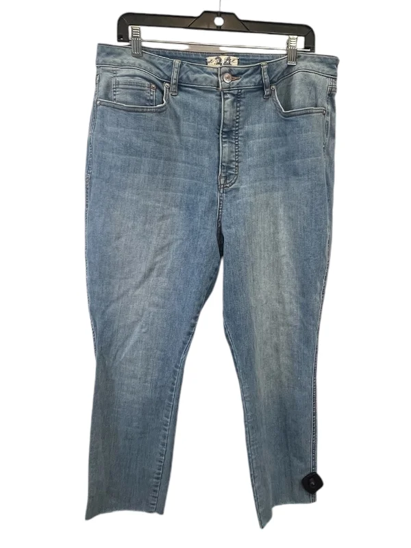 Cozy Essentials Jeans Skinny By We The Free In Blue Denim, Size: 12