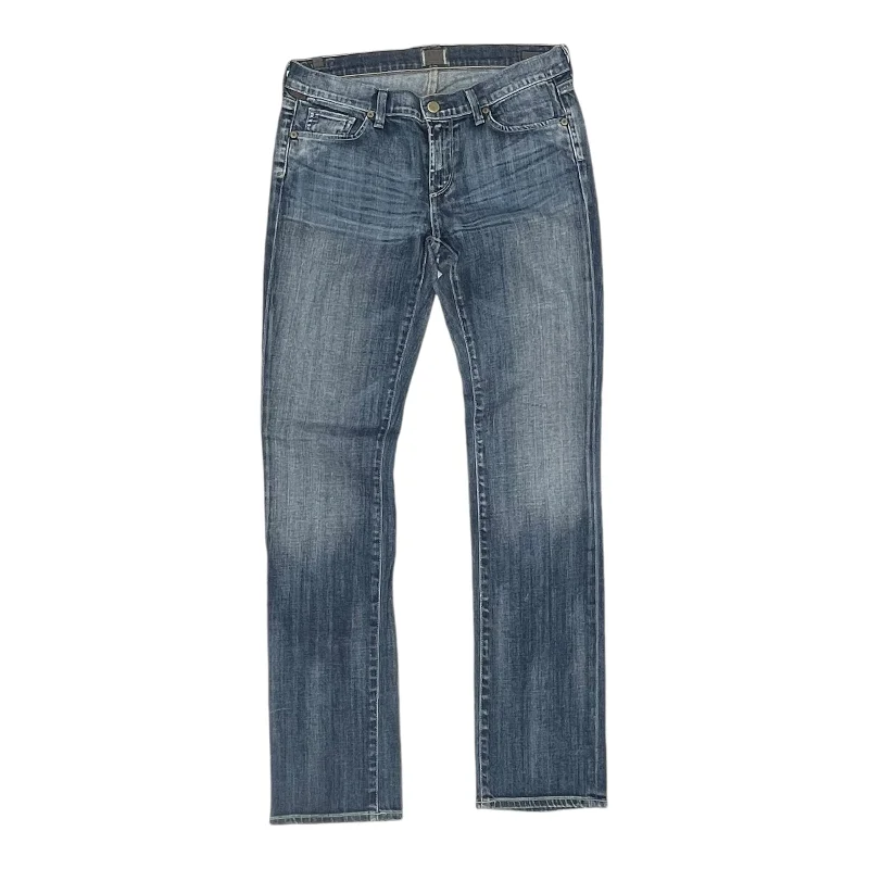 Unique Prints Jeans Straight By Citizens Of Humanity In Blue Denim, Size:8