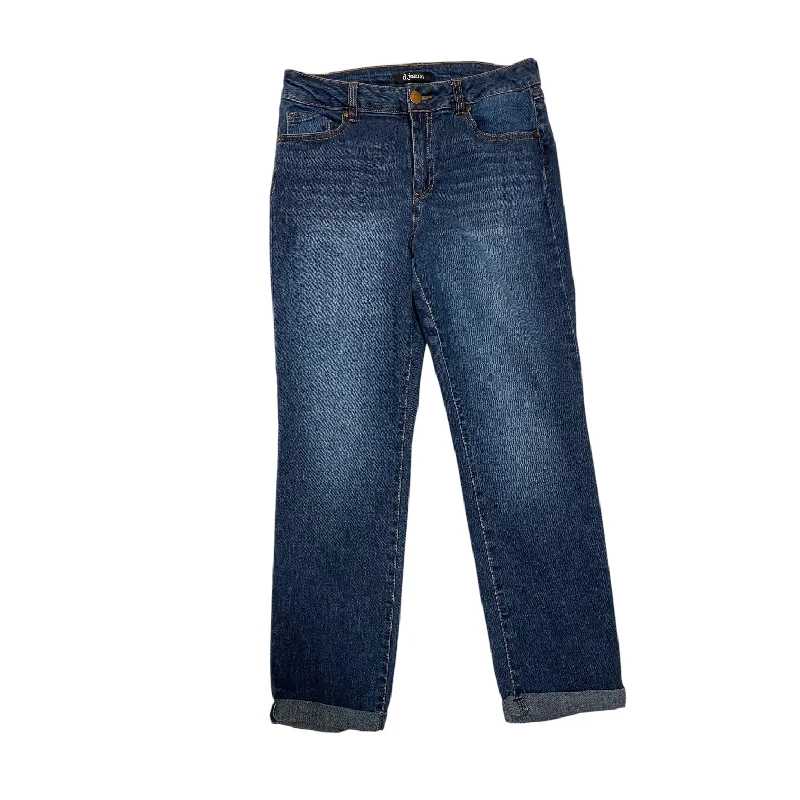 Soft Looks Jeans Straight By D Jeans In Blue Denim, Size: 8