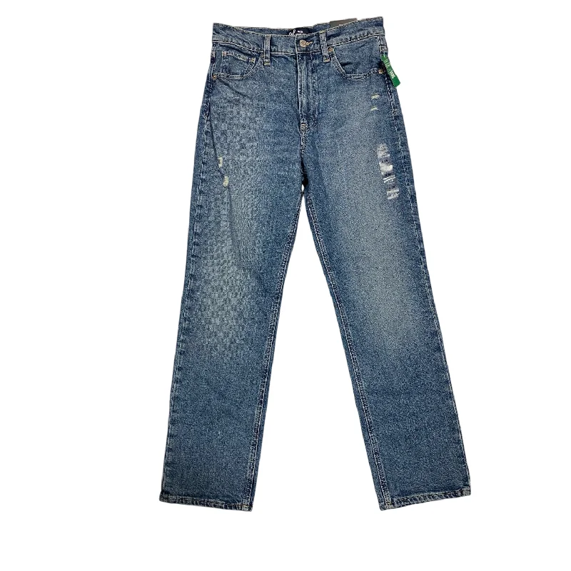 Easy-to-Wear Jeans Straight By Gap In Blue Denim, Size: 6