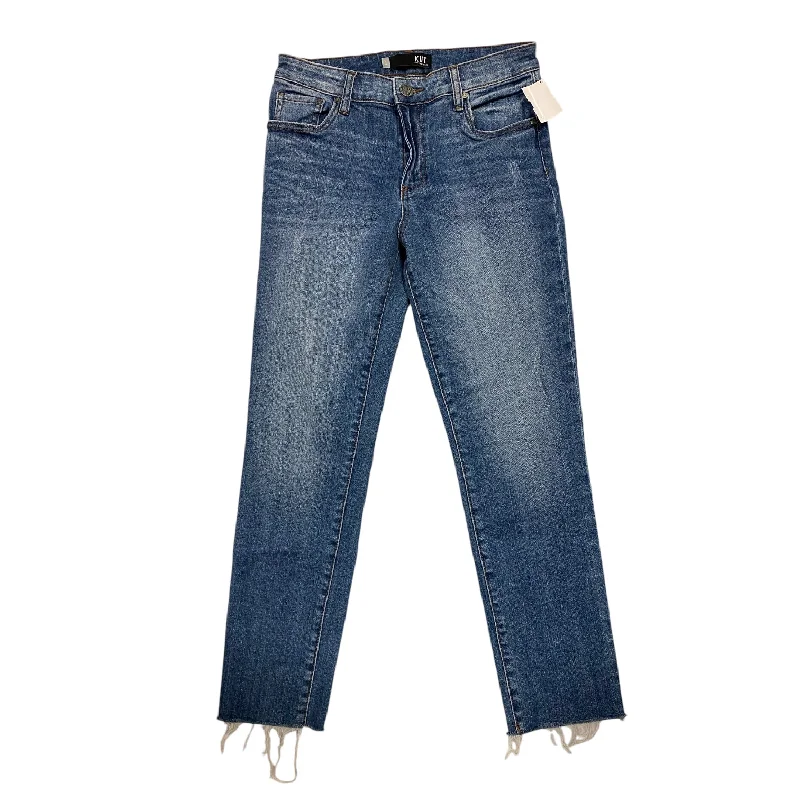 Sports And Leisure Jeans Straight By Kut In Blue Denim, Size: 2
