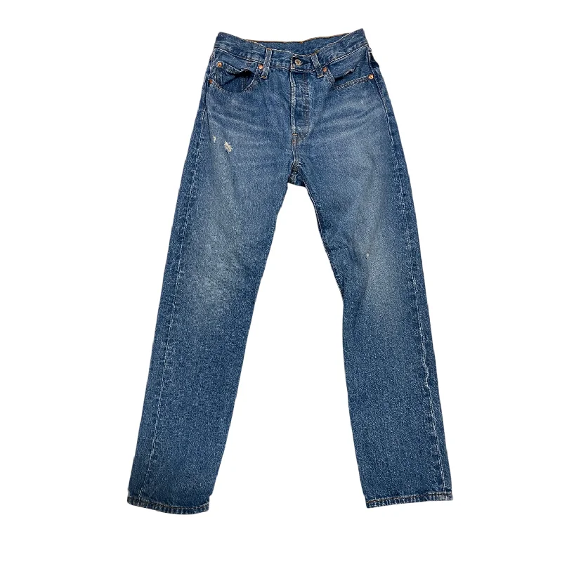 Soft Casuals Jeans Straight By Levis In Blue Denim, Size: 6