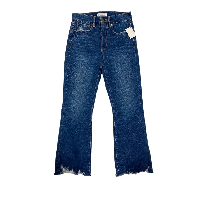 Fashion Style Jeans Straight By Loft In Blue Denim, Size: 2
