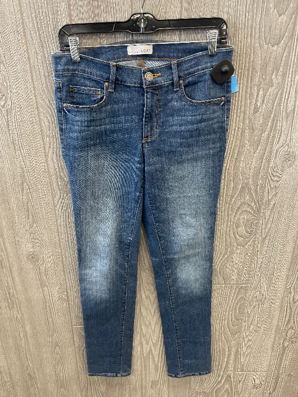 Boutique Recommendation Jeans Straight By Loft In Blue Denim, Size: 6