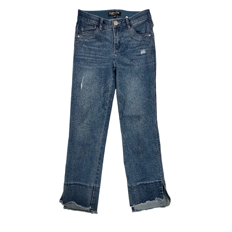Energy Plan Jeans Straight By Mac & Me In Blue Denim, Size: 0
