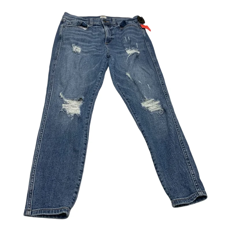 Romantic And Fresh Jeans Straight By Sneak Peek In Blue, Size: 10