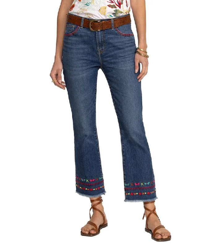 Celebrity Style Johnny Was The Cropped Baby Boot Jean