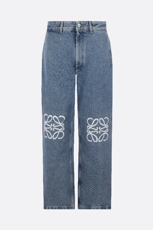 Fashionable Items Anagram denim oversize baggy-fit jeans