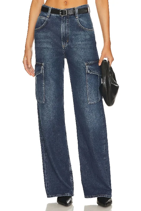 Street Cool Minka Cargo Jeans In Path