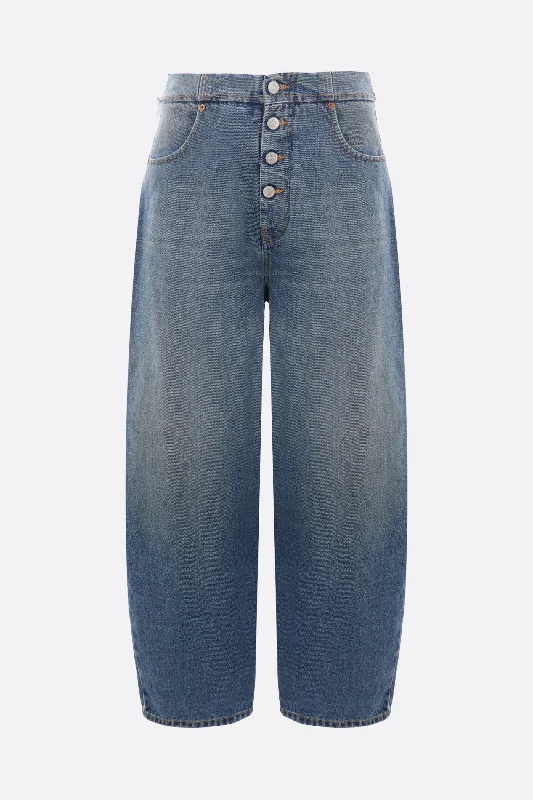Luxury And Elegant baggy-fit denim jeans