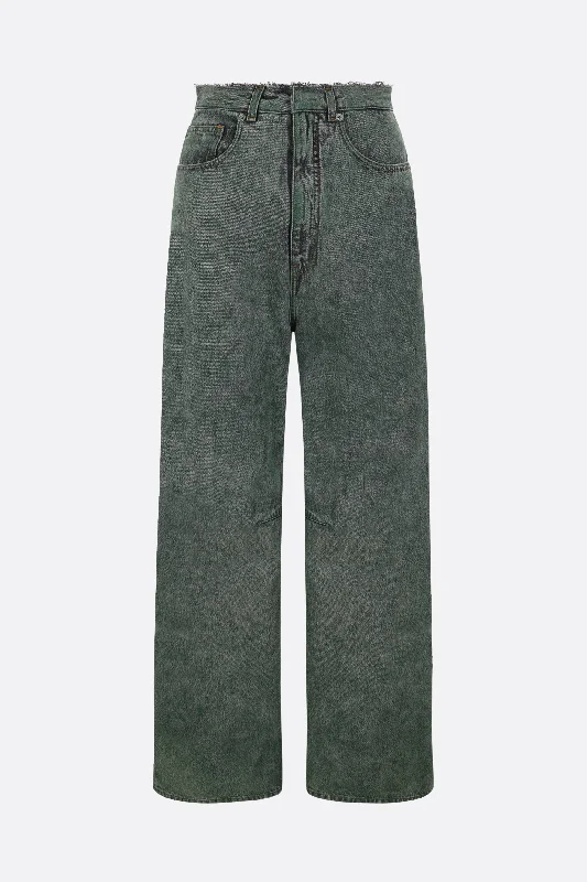 Luxury Customization loose-fit denim jeans